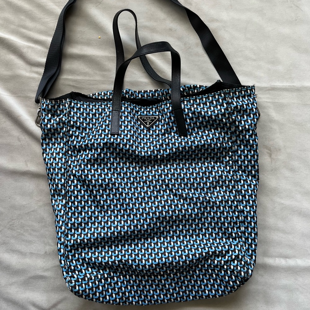 Prada Geometric Pattern Tote